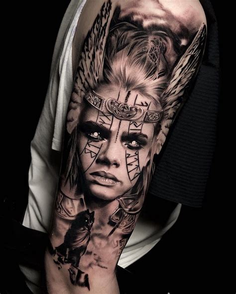 22 trendy badass tattoo ideas for men what kind suits you best valkyrie tattoo viking