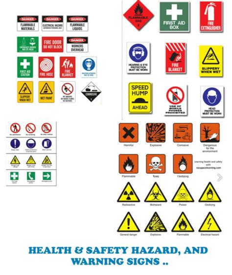 Contents may or may not be plotting to do their best signs chemistry labs laboratory science lab safety safety signs and symbols vbs 2017 science. Health and Safety Hazard & Warning Signs Posters ...
