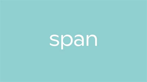 Span Introduction Youtube