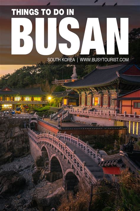 Top 15 Things To Do In Busan South Korea Busan Travel Guide