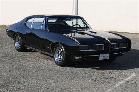 Black 1968 Gto With The Optional Hide Away Headlamps Gto Classic