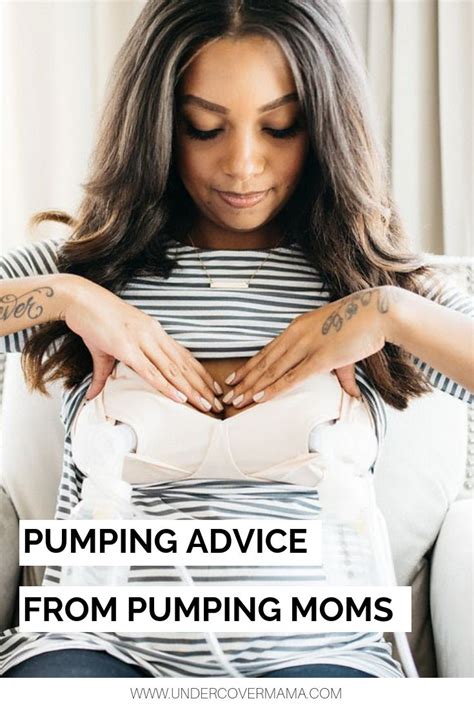 a woman sitting in a chair with her hands on her chest and the words pumping advice from pumping