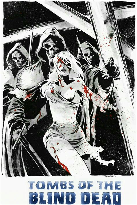 Tombs Of The Blind Dead Horror Movie Zombies Horror Movie Art