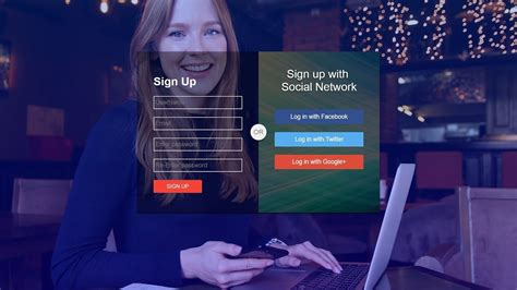 How To Make Login Page With Social Media Login Buttons Html And Css