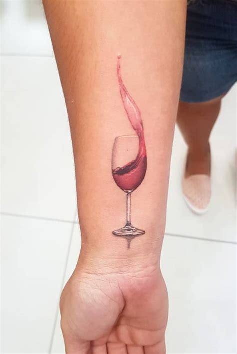 Discover About Wine Glass Tattoo Unmissable Billwildforcongress