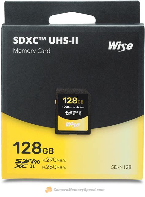 Wise Advanced Sd N Uhs Ii 128gb Sdxc Memory Card Review Camera Memory