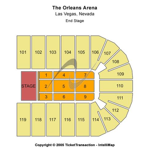 Long Island Medium Tickets Orleans Arena Seating Chart End Stage
