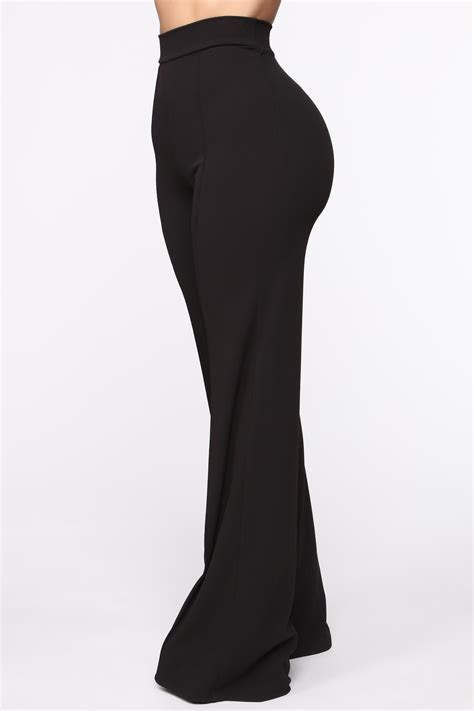 Victoria High Waisted Dress Pants Black Fashion Nova