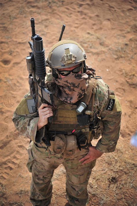 An Air Force Special Operations Command Tacp Jtac Pictured While On An