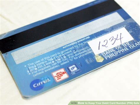 3 Ways To Keep Your Debit Card Number Pin Safe Wikihow