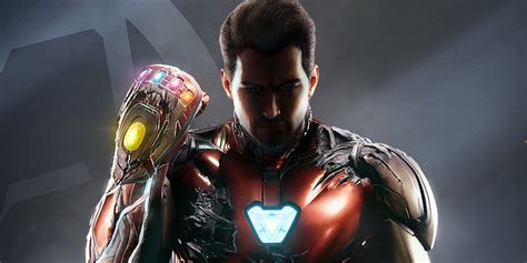 Marvels Avengers Gives Iron Man The Infinity Stones In Endgame Outfit