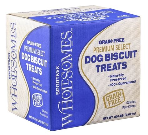 Sportmix Wholesomes Puppy Variety Grain Free Biscuit Dog Treats 20 Lb