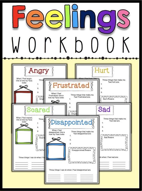Feelings And Emotions Worksheets For Identifying Feelings And Coping