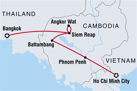 Map Of Thailand To Vietnam Maps Of The World