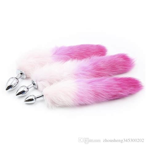New Arrival Metal Anal Sex Toys Butt Plug With Feather Tail Adult Slave