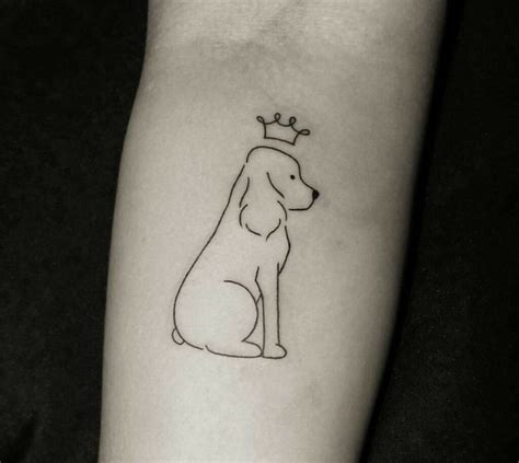 Sweet Simple Dog Tattoo Tattoos For Dog Lovers Small Dog Tattoos