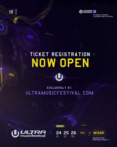 Ultra Music Festival 2017 Ticket Registration Now Open Ultra Perú