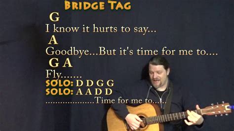 Time For Me To Fly Reo Speedwagon Fingerstyle Guitar Cover Lesson In D With Chordslyrics