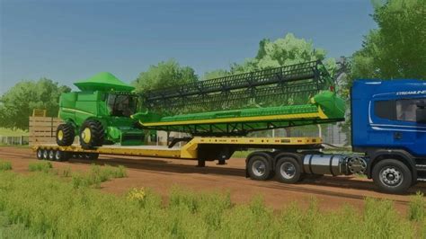 Transport Trailer 19m And 25m V10 Fs22 Farming Simulator 22 Mod
