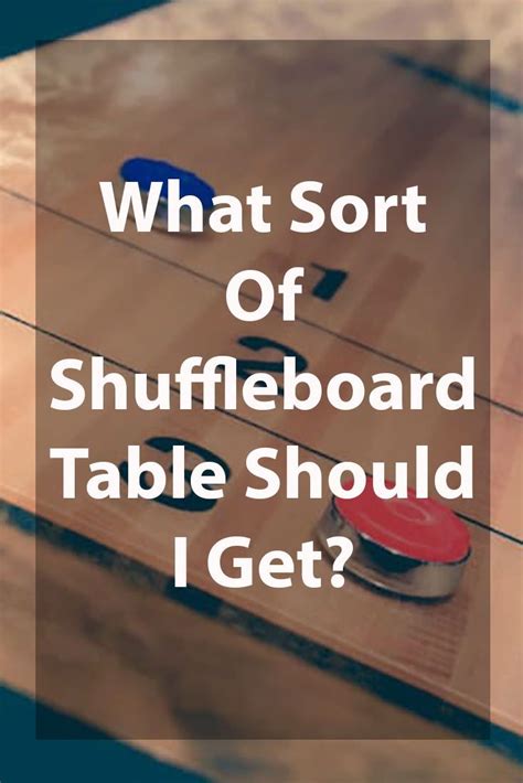Best Shuffleboard Table For 2021 Reviews And Buying Guide