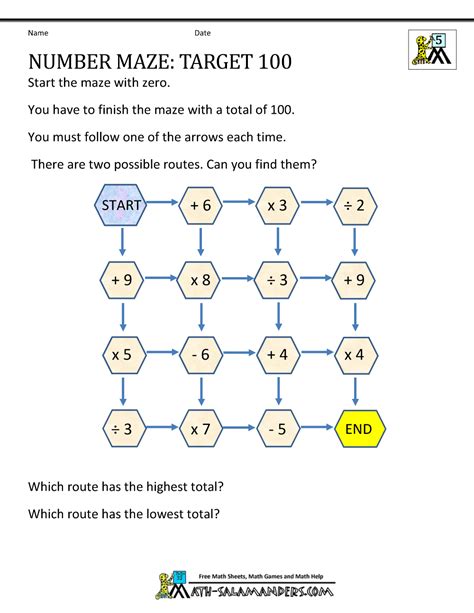 1000 Images About Fifth Grade Math Puzzles On Pinterest