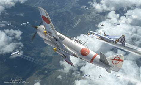Nakajima Ki 84 Hayate Frank Vs B 29 By Antonis Karidis Aviation