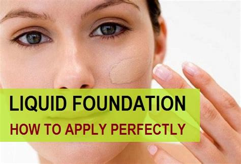 Each provide different finishes, depending on the size, and shape. How To Apply Liquid Foundation Step by Step