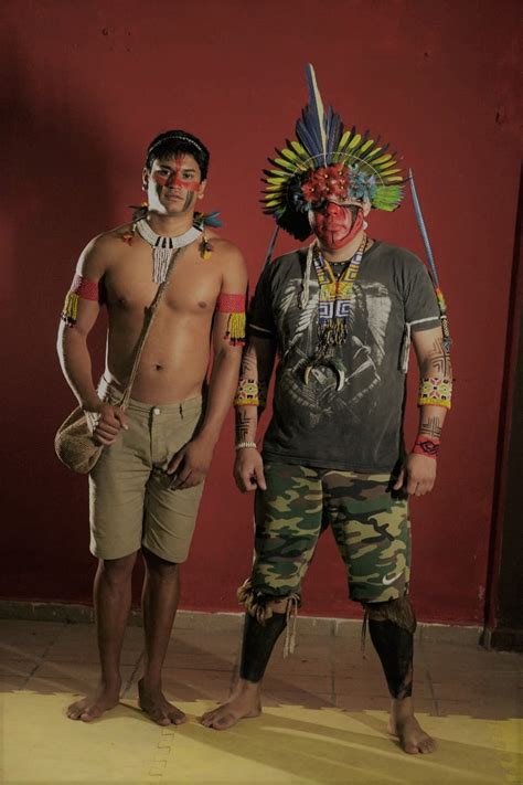 guerreiros fulni ô divulgam a cultura indígena em bertioga diário do litoral