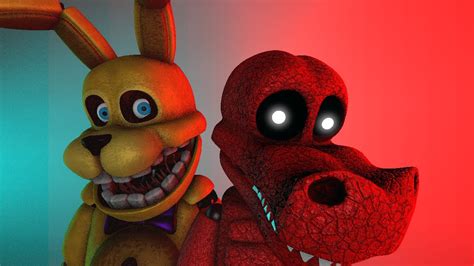 Gmod Fnaf Brand New Omc And Into The Pit Springbonnie Youtube