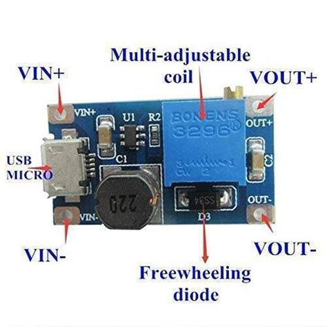 Boost Converter 2a Mt3608 Module Dc Dc Step Up Module Micro Usb In Pakistan Digilogpk