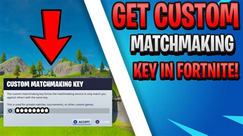 New How To Get A Custom Matchmaking Key In Fortnite Get A Support A