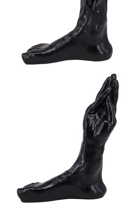 pussy foot sex huge dildo realistic hand shaped dildo toy female masturbator new design dildo