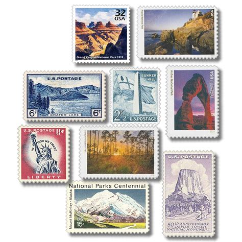 The Us National Parks Stamp Collection