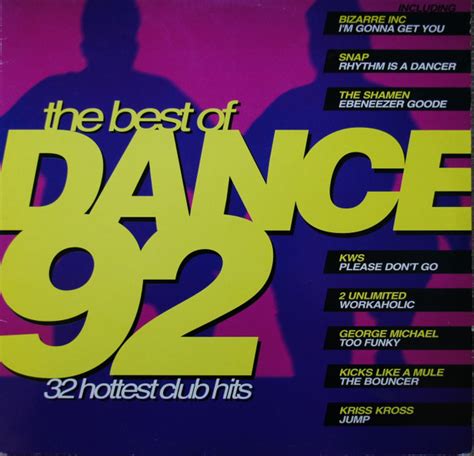 The Best Of Dance 92 1992 Vinyl Discogs