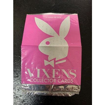 Playboy Playboy S VIXENS Complete Basic Set Cards Empty Wrapper On EBid United States