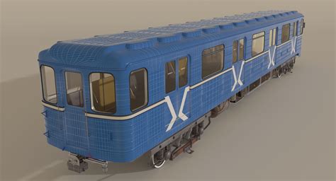 Moscow Subway Train 3d Model In Train 3dexport