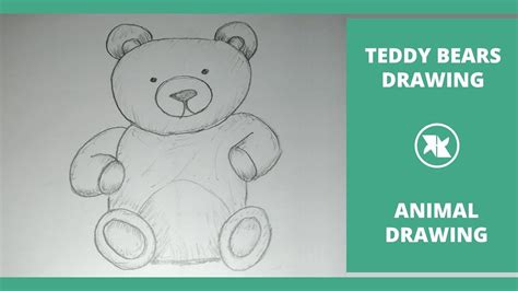 How To Draw A Bears Drawing For Kids Bears Drawing Teddy Bear Drawing