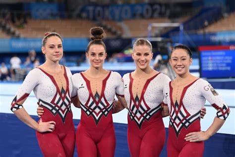 Germany Women S Gymnastics Team Wear Unitards At Olympics POPSUGAR