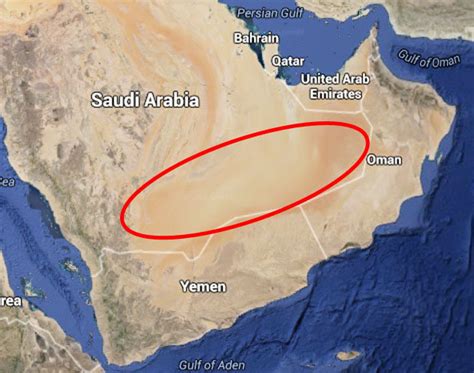 Rub al khali, the empty quarter of the arabian peninsula. WATCH: Mysterious river discovered in Saudi Arabia Empty ...