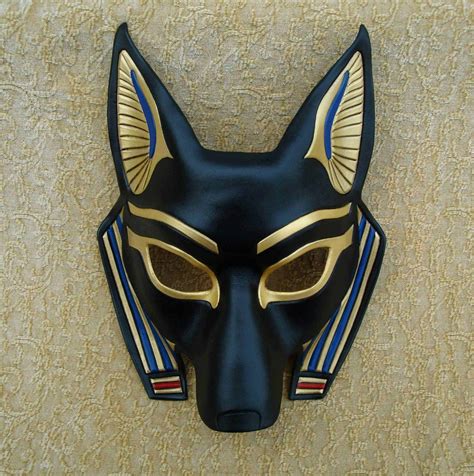 Egyptian Jackal Mask Anubis Handmade Leather Mask