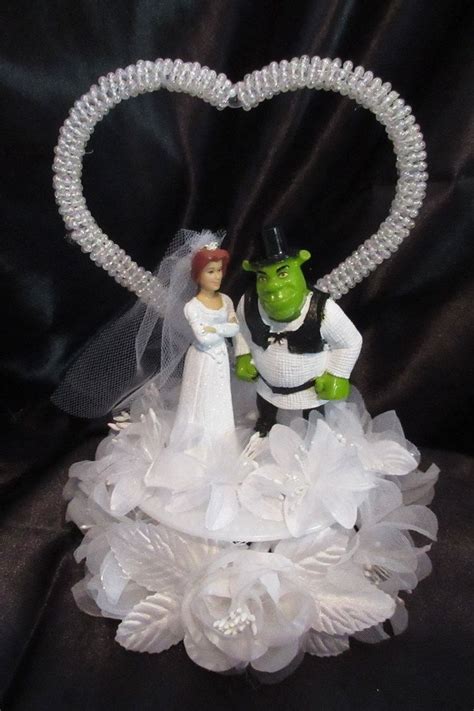 Disney Shrek And Fiona Wedding Cake Topper Shrek Wedding New Years