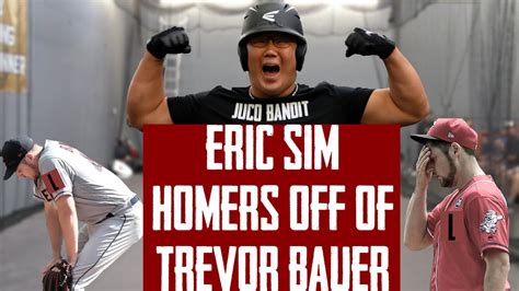 Eric Sim Finally Homers Off Of Trevor Bauer Live At Bats Youtube