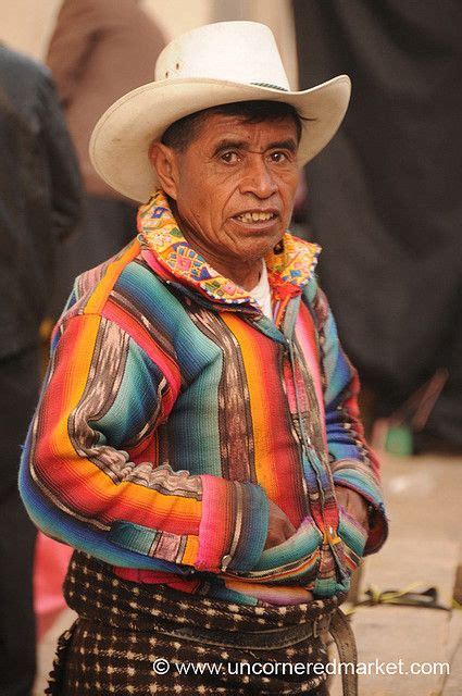 Guatemalan Indigenous Man With Traditional Dress San Francisco El