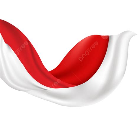 Merah Putih Vector Hd Images Bendera Indonesia Merah Putih Silk Flag