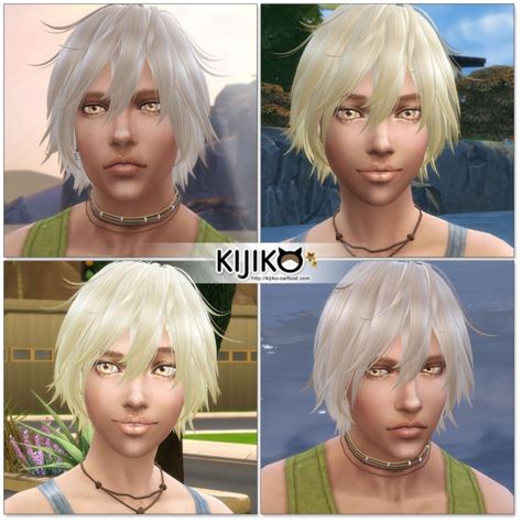 Kijiko Shaggy Long Hair Version For Male • Sims 4 Downloads