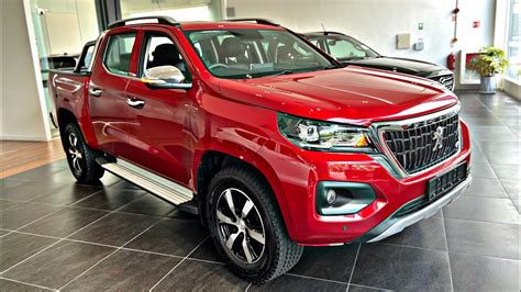 2023 New Peugeot Landtrek Red Colour First Look Perfect 4x4 Pick Up