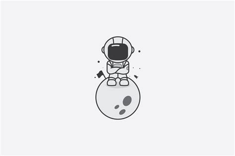 Astronaut By Lineandcircle On Creativemarket Astronaut Art