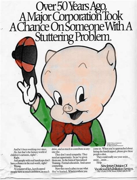 Booksteves Library Porky Pig Public Service Ad