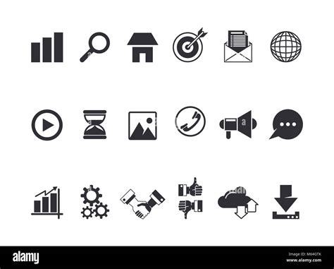 Collection Of Multimedia Icons Stock Vector Image And Art Alamy