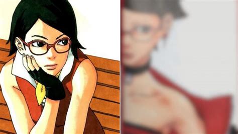 Sarada Timeskip Design Revealed Boruto Manga Leak Reveals First Look